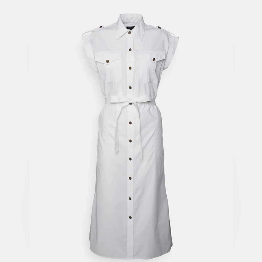 Rag & Bone Roxanne Cap Sleeve Utility Midi Dress - Picture 2 of 9